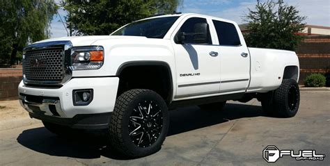 Car Gmc Denali Hd On Fuel Dually D267 Lethal Dually Front Wheels