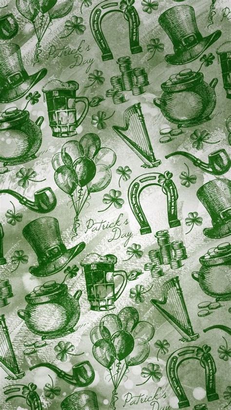Photo edited by AirBrush App. St Patricks Day Aesthetic Wallpaper.: An