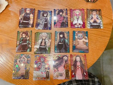 Kimetsu No Yaiba Demon Slayer Stained Glass Trading Cards Hobbies