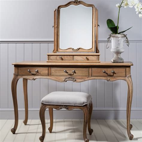 Antique French Style Chic Wooden Dressing Table | Wood Dressing Tables