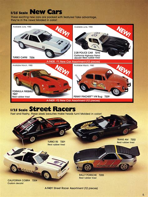 1980 Revell Catalog Scale Auto Model Kit Reviews And Reference