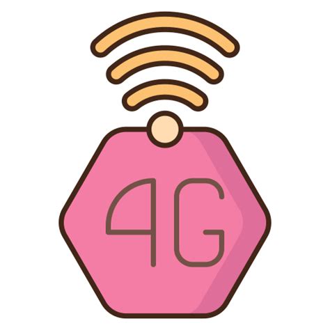 4g Flaticons Lineal Color Icon