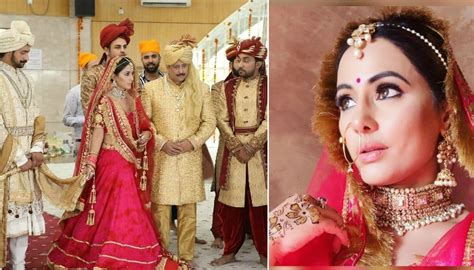 Hina Khan In Wedding Dress Photo Goes Viral বিয়ের পিঁড়িতে হিনা ব্যাপারটা কী