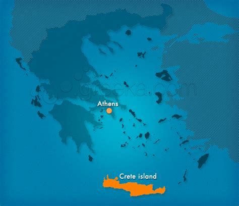 Map Of Crete Island Greece Greeka