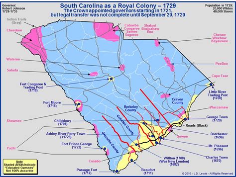 South Carolina Counties In 1785 Artofit