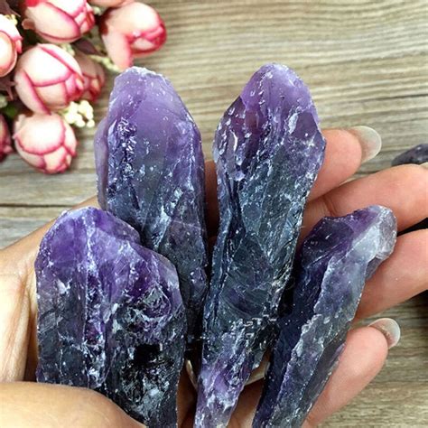 50g Aaa Purple Quartz Crystal Natural Amethyst Point Rock Stone Mineral