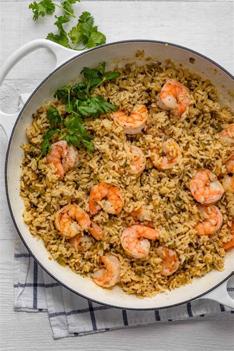 One Pan Shrimp And Rice Easy Weeknight Meal Feelgoodfoodie