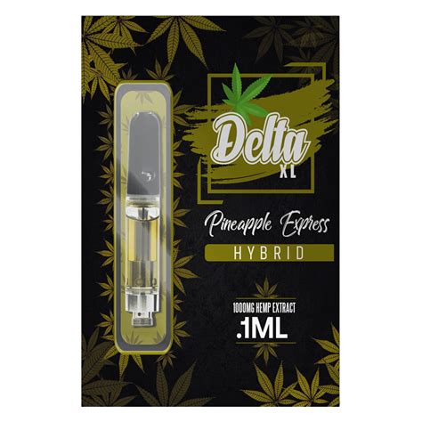 Delta XL Delta 8 CBD Pineapple Express Vape Cartridge 1ml Harvard