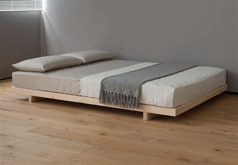 Kobe Low Bed Solid Wood Natural Bed Company