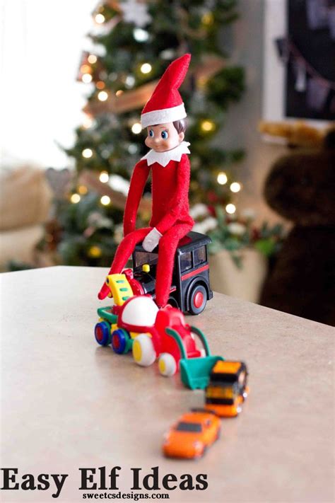 Elf Car Parade And Lots Of Other Fun Easy ~~ Elf On A Shelf Ideas
