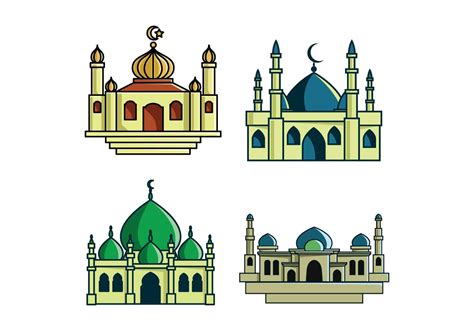 Masjid Illustration Vector 560310 Vector Art At Vecteezy