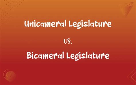 Unicameral Legislature Vs Bicameral Legislature Whats The Difference