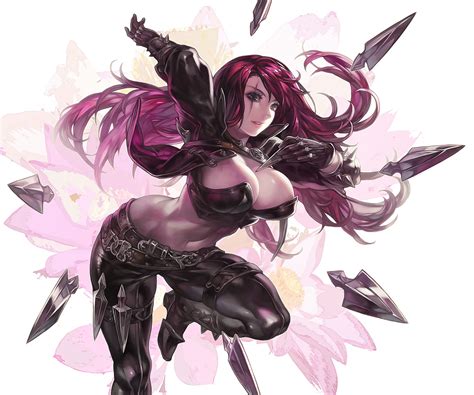 Anime Cleavage League Of Legends Katarina Fantasy Art Wallpapers Hd Desktop And Mobile