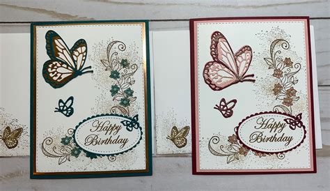 Stampinup Beauty Abounds Birthday Card Butterfly Cards Handmade