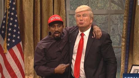 Snl Spoofs Trump S Thoughts Amid Kanye Visit Cnn Video