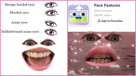 Get The Face Features Eyes And Mouth Filter For Tiktok If Its Not