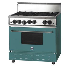 This sealed burner gas range offers classic styling and exceptional features. Blue Star Range color 6033 | Purple kitchen, Custom ...