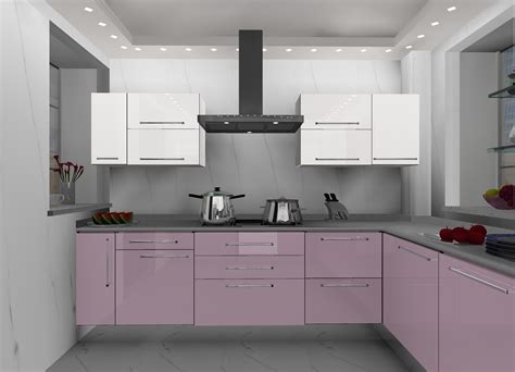 L shaped Modular Kitchen Designs in Delhi NCR | Kitchen Manufacturer