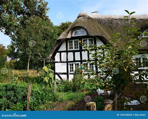 Traditional Classic Style Danish Country Farm House Stock Image Image