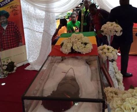 First Photos From Ras Kimonos Lying In State Service In Lagos