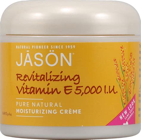 Jason Moisturizing Crème Revitalizing Vitamin E 5000 Iu 4 Oz