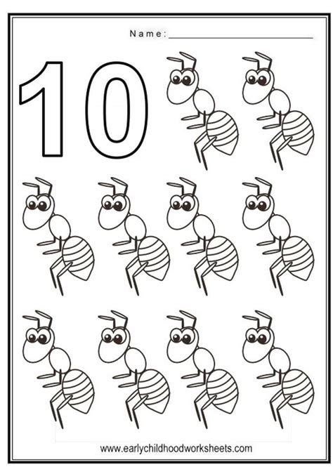 Get This Number 10 Coloring Page 10t10
