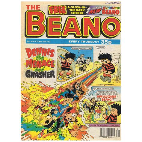 16th October 1993 Buy Now The Beano Issue 2674