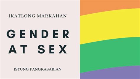 Grade Ap Isyung Pangkasarian Gender At Sex Araling Panlipunan Free My Xxx Hot Girl