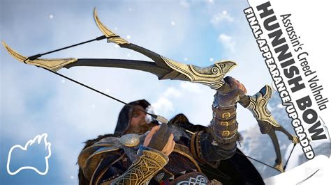 Assassin S Creed Valhalla Hunnish Bow Final Appearance Full Upgrades Showcase Youtube