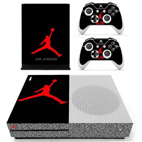 Xbox One S And Controllers Skin Sticker Jordan 23