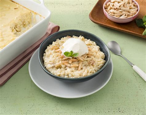 Baked Rice Pudding With White Rice Minute® Rice