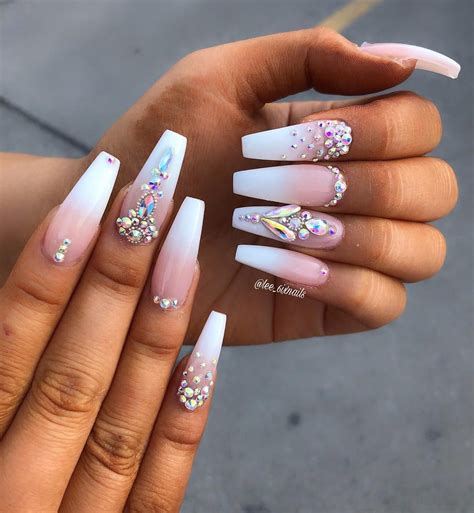 Chiêm Ngưỡng Mẫu Ombre Nails With Diamonds được Yêu Thích Nhất