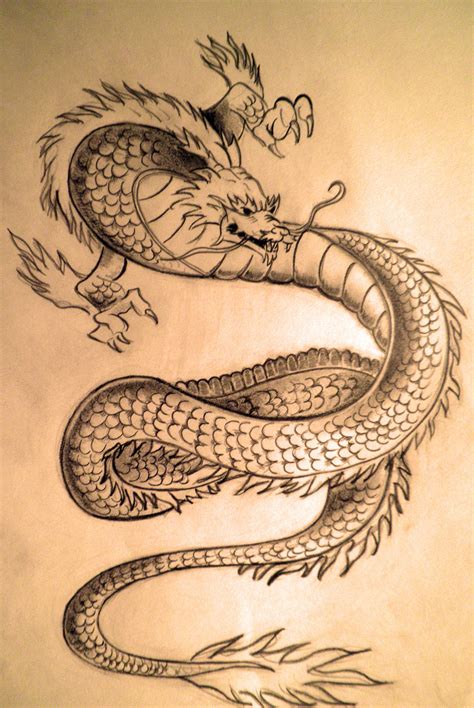 Traditional Japanese Dragon Head Tattoo Rosary Tattoos