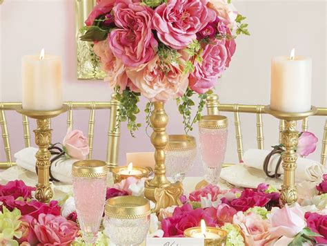 Blooming Genius Floral Hobby Lobby Gold Wedding Reception Plum