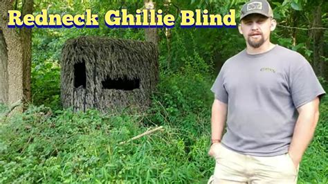 Redneck Blinds Soft Side 6x6 Ghillie Deluxe Blind Koam Outdoors