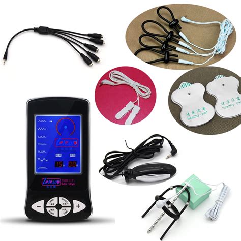Electro Shock Sex Toys For Men Couples Catheters Penis Ring Massage