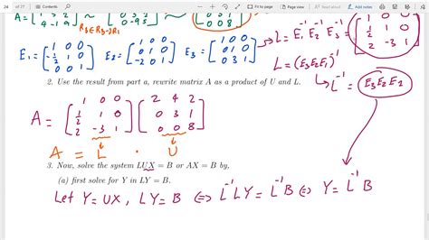 linear algebra section 1 5 lu factorization youtube