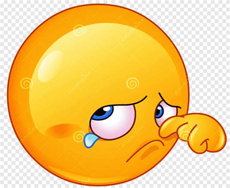 Smiley Emoticon Emotion Crying Emoji Orange Sadness Png Pngegg The