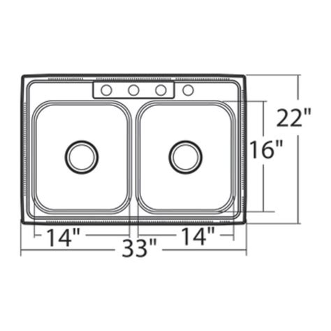 Get a 10% discount on $100+ kitchen essentials orders, a 15% discount on $200+ orders, and a 20% discount on $300+ orders. Moen 1800 Series 22-in x 33-in Double-Basin Stainless ...