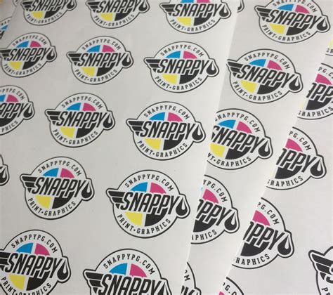 100 Custom Sticker Bulk Print Vinyl Decals Labels Logo Stickers