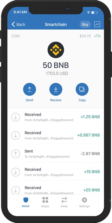 Binance Smartchain Wallet | BNB Wallet | BEP20 Wallet | Trust Wallet