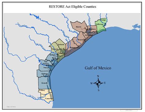 Gulf Coast Map Of Texas