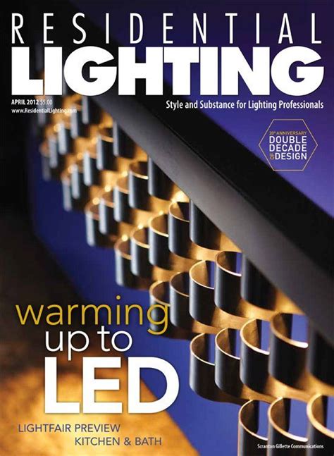 Hart Lighting Led Chandelier On The Cover Of Residential Lighting