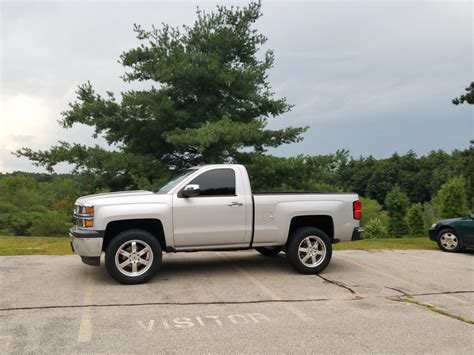 My 2014 2wd Reg Cab Silverado With Level Kit And New Tires 2014 2018