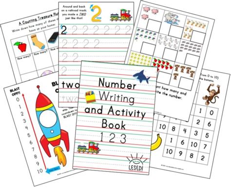 Number Writing And Activity Book • Teacha