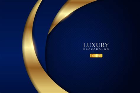 Luxury Background Dynamic Blue And Gold Graphic By Rafanec · Creative