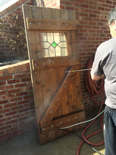 Cleaned Old Log Cabin Door For Front Door Rustic Cabin