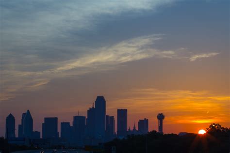 Dallas Sunrise From Oak Cliff Flickr Photo Sharing
