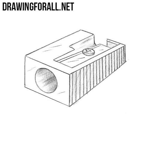 How To Draw A Pencil Sharpener