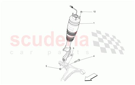 FRONT SHOCK ABSORBER DEVICES Parts For Maserati Levante S